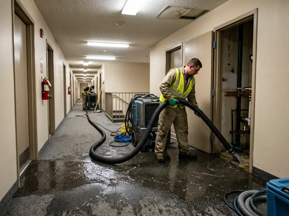 multi-unit-apartment-hallway-f-005 — frequently asked questions, Emergency Burst Pipe Water Extraction & Removal in Greenbri…